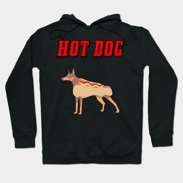 funny hot dog Hoodie by creativeminds